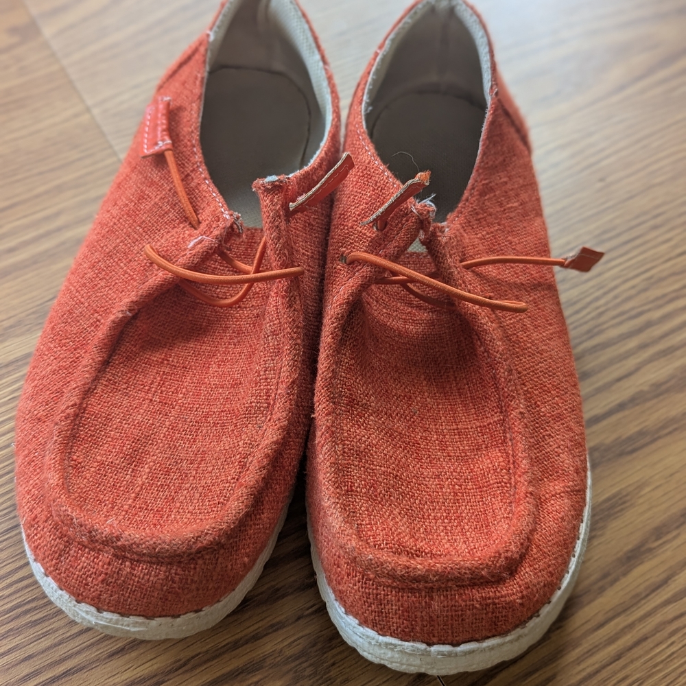 SHEIN Women's Orange Sneakers